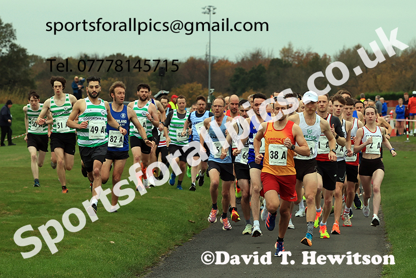 The 2024 Norman Woodcock Memorial Relay, Newcastle Race Course, Gosforth Park, Newcastle.   Photo: David T. Hewitson/Sports for All Pics